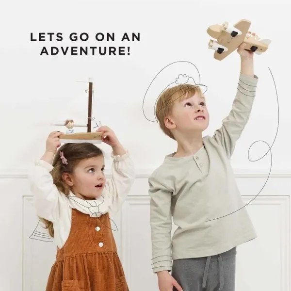 Le Toy Van - Drevené drevené lietadlo