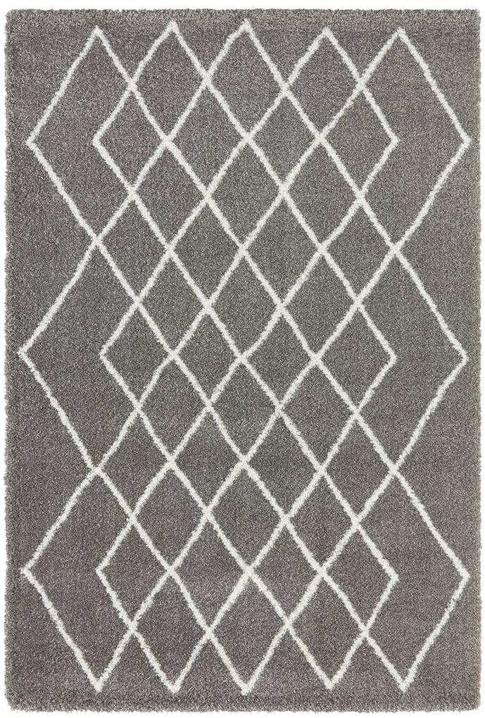 ELLE Decoration koberce AKCIA: 80x150 cm Kusový koberec Passion 103678 Grey, Cream z kolekcie Elle - 80x150 cm