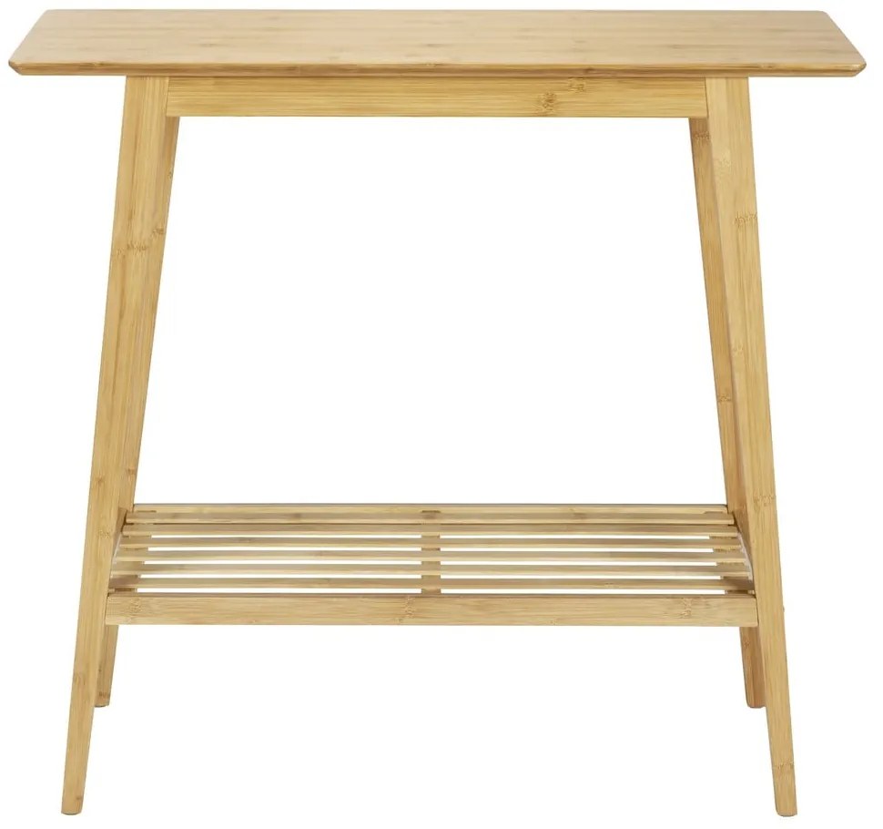 Bambusový konzolový stolík v prírodnej farbe 30x80 cm Kona - Wenko