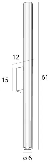 MAXLIGHT W0365 -LED Kúpeľňové nástenné svietidlo FAYETTE LED/12W/230V IP44 čierna