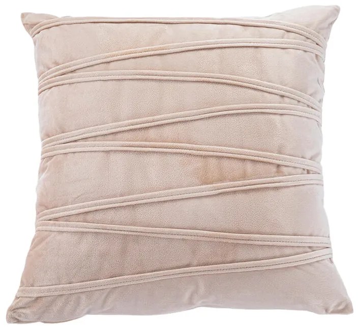 Obliečka na vankúšik ELLA béžová 45 x 45 cm