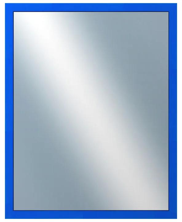 DANTIK - Zrkadlo v rámu, rozmer s rámom 40x50 cm z lišty PASTELKA tmavo modrá rovná (2566)
