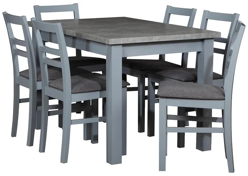 Jedálenská zostava Odyseusz 1+6 betón