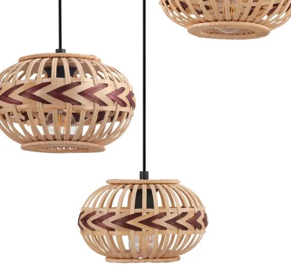 Eglo 43273 - Luster na lanku DONDARRION 3xE27/40W/230V