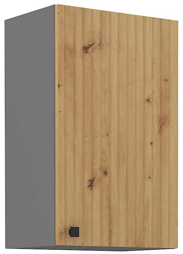 Kuchynská skrinka AVA dub artisan/antracitová 45g-72 1f