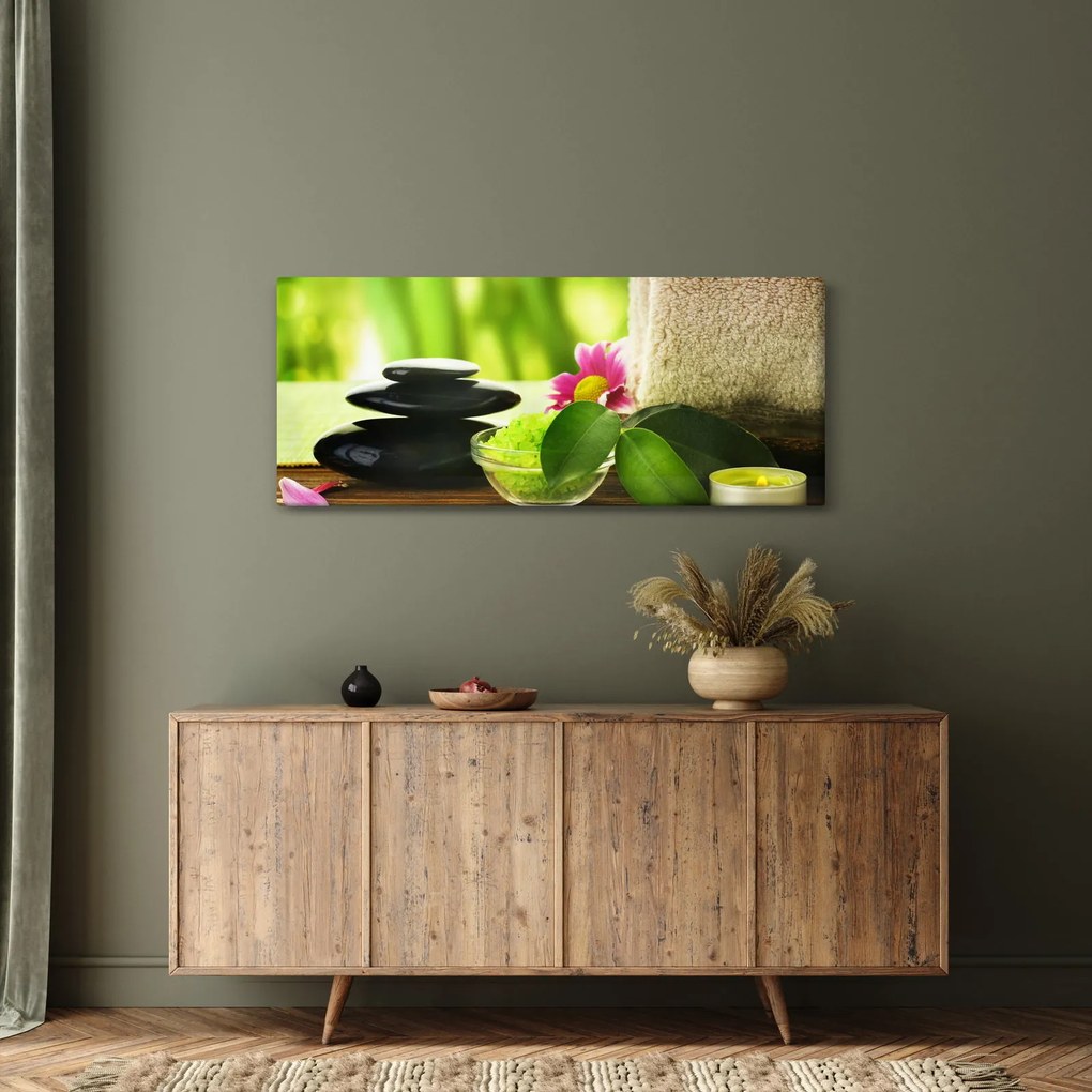 Obraz masážnych pomôcok (120x50 cm)
