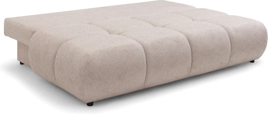 Rozkladacia pohovka Lerio - svetlobéžová hydrofóbna pletenina Blur 02