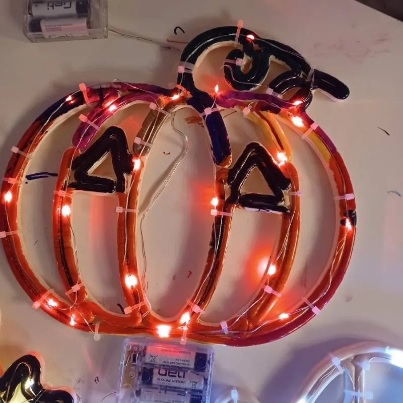 DECOLED Dýně, 30 cm, bílá