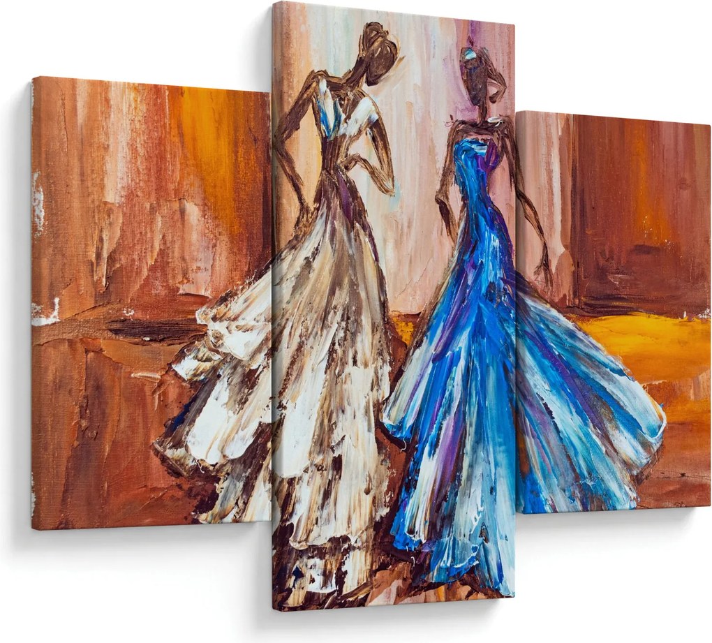 Obraz - Tanečnica, olejomaľba (90x60 cm)