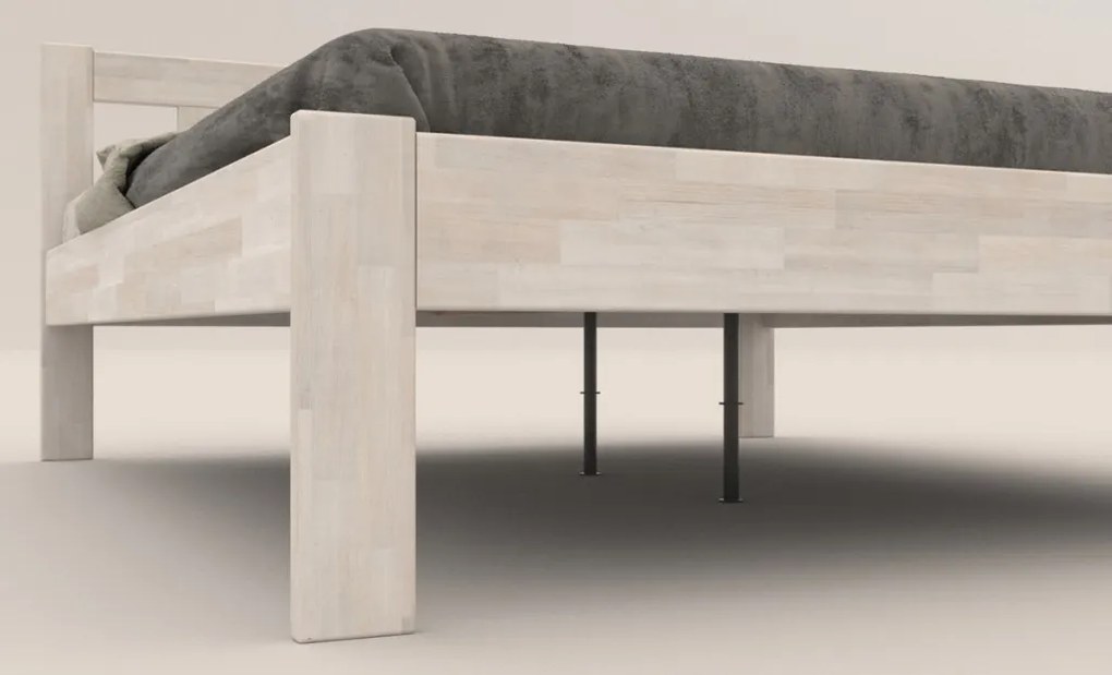 Manželská posteľ Tema 180x200 cm, bielený buk
