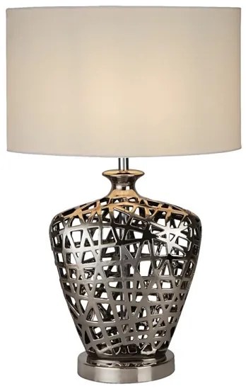 Searchlight EU4852CC - Stolná lampa NETWORK 1xE27/60W/230V