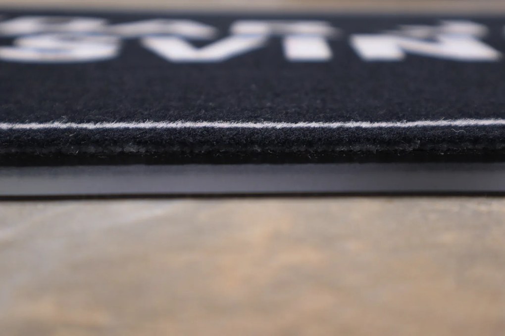 Mercury Flooring, Rohožka Zdar jak sviňa 40x60 cm – na von aj na doma, 40x60, čierna