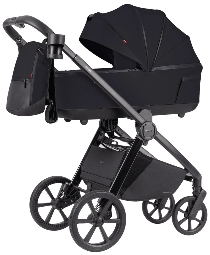 Detský kočík 2v1 CARRELLO Omega Plus CRL-6540/1 Cosmo Black