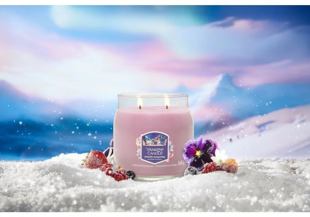 Yankee Candle vonná sviečka Signature v skle stredná Summit Stargazing, 368 g, S