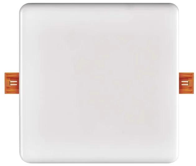 LED panel 155×155, štvorcový vstavaný biely,13W neut.b.,IP65 71801