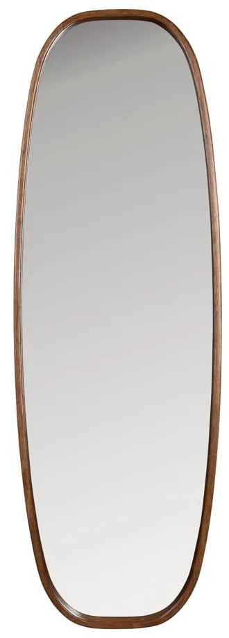 Nástenné zrkadlo s dreveným rámom 40x120 cm Nyko – White Label