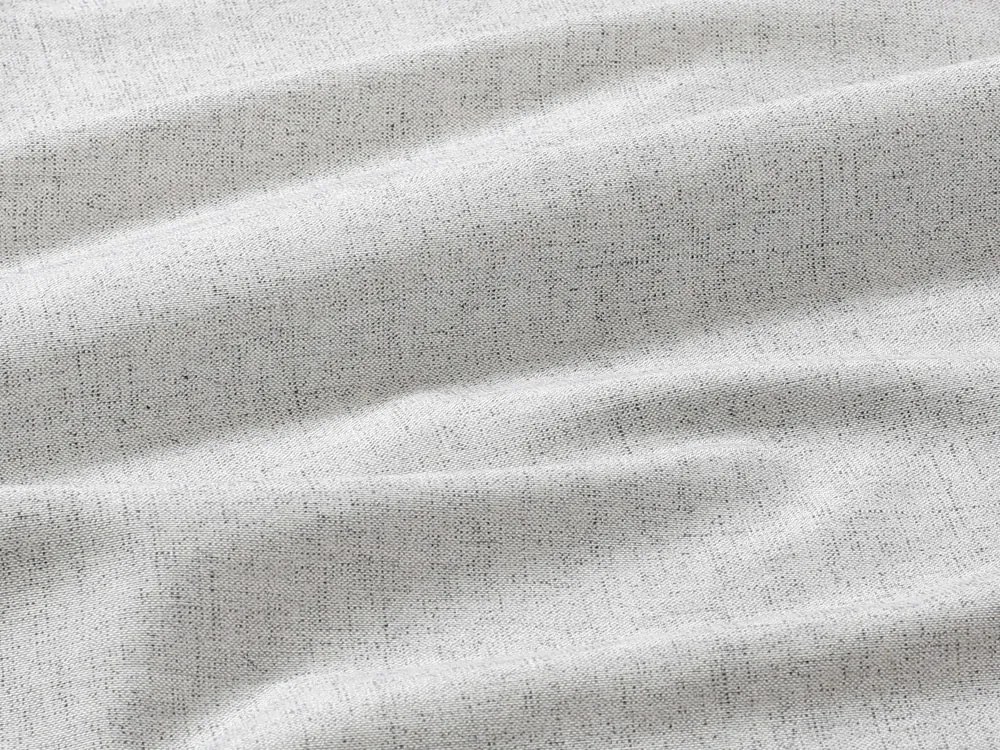 Biante Dekoračný záves Porto PRT-003 Sivá režná - šírka 130 cm 130x250 cm