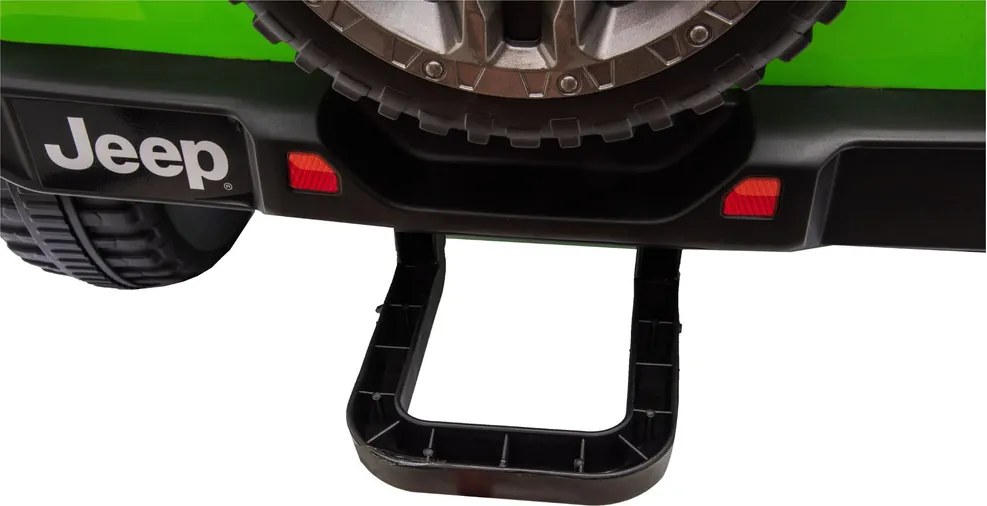 LEAN CARS Elektrické autíčko Jeep Rubicon 4x4 DK-JWR556 4x200W 24V zelené