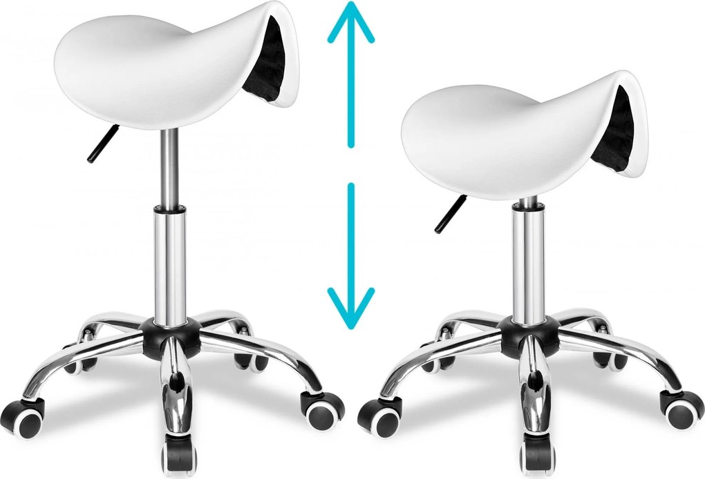 Kozmetická stolička STRATUM - biela