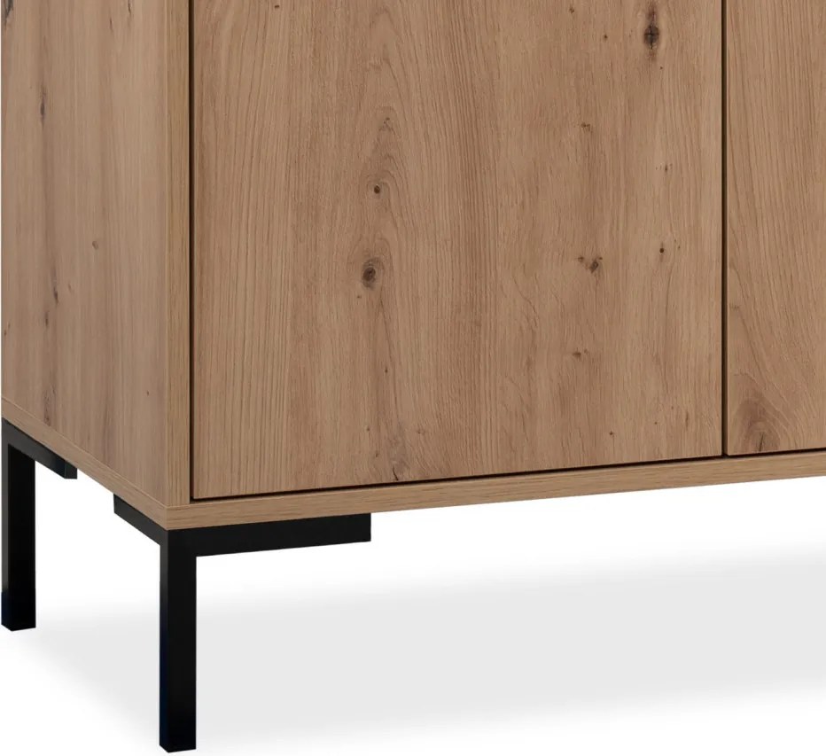 Široká komoda Korsika, dub artisan