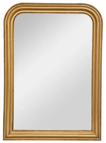 Atmosphera - Nástenné zrkadlo ADELE 104x74 cm borovica/zlatá