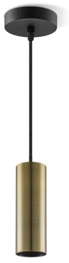 Luster na lanku SAGA 1xE27/40W/230V mosadz