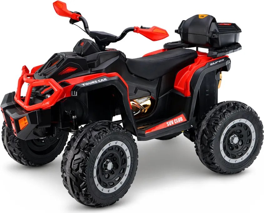 LEAN CARS Štvorkolka na akumulátor XW-08 4x4 45 W červená