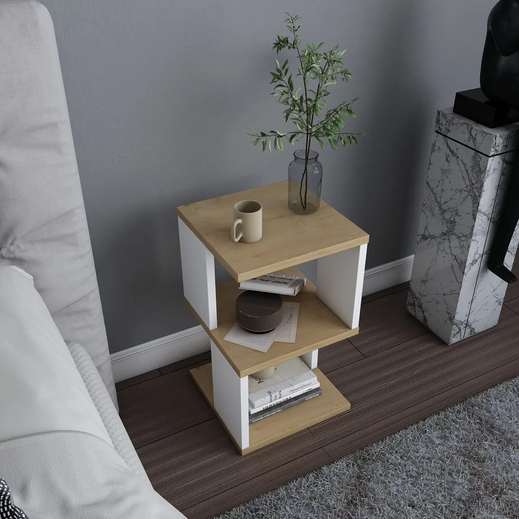 Nočný stolík Carter Oak White