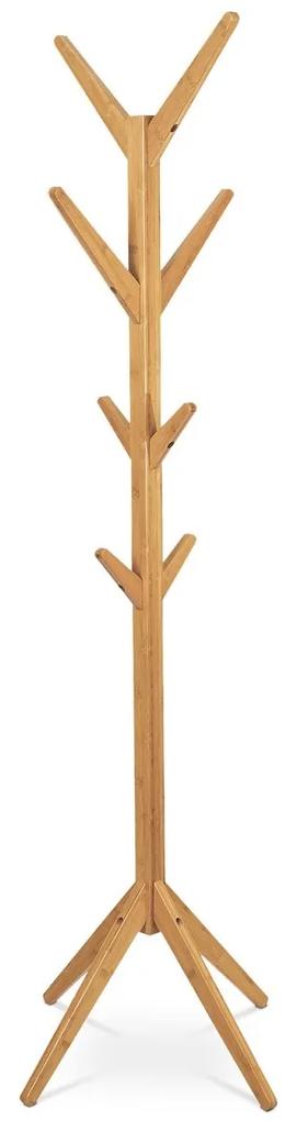 Drevený vešiak DR-N191 NAT Twig bambus, 176 cm