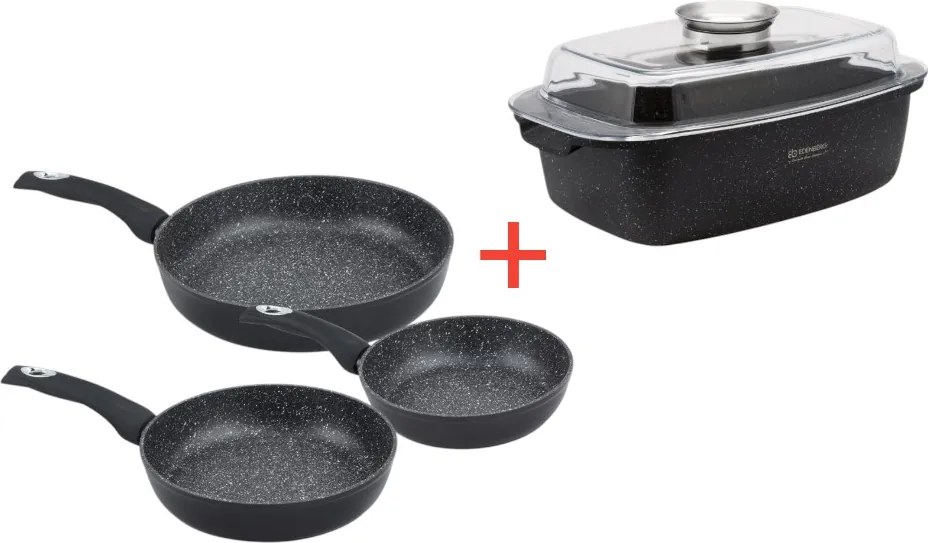 Sada kuchynských panvíc + 5,5L pekáč