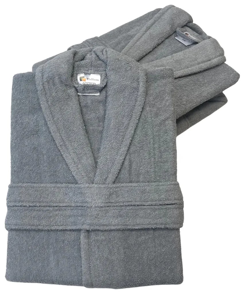 Froté deluxe unisex župan Sivý - L