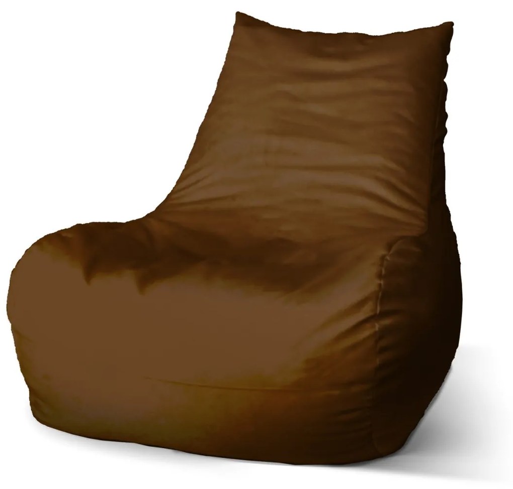 Sablio Sedací vak Bean Hnedá - 60 x 70 x 70 cm