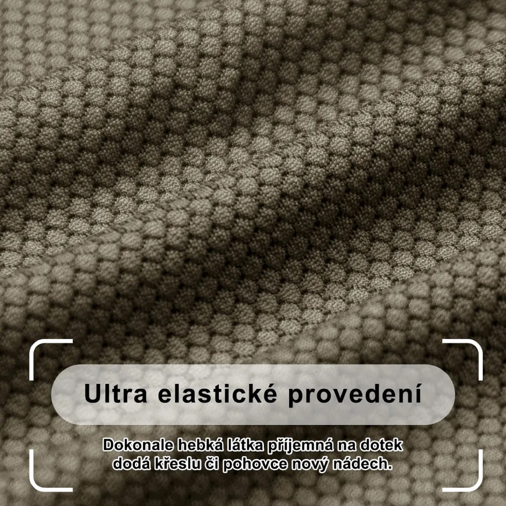 Ultra elastický poťah na trojmiestnu pohovku BestBerg / piesková