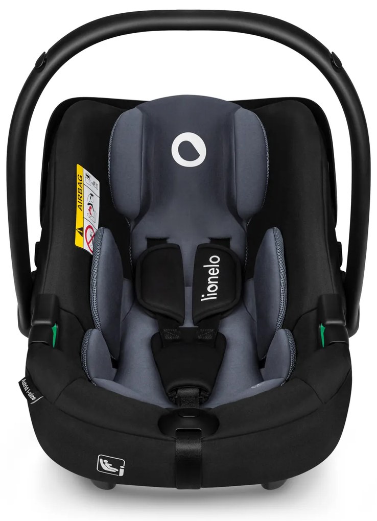 Autosedačka Lionelo ASTRID i-size 40-87 cm Farba: Black Grey