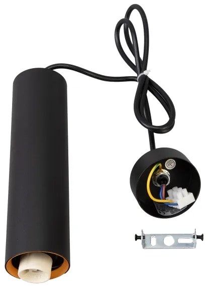 Brilagi - Luster na lanku SELE 1xGU10/30W/230V čierna/zlatá