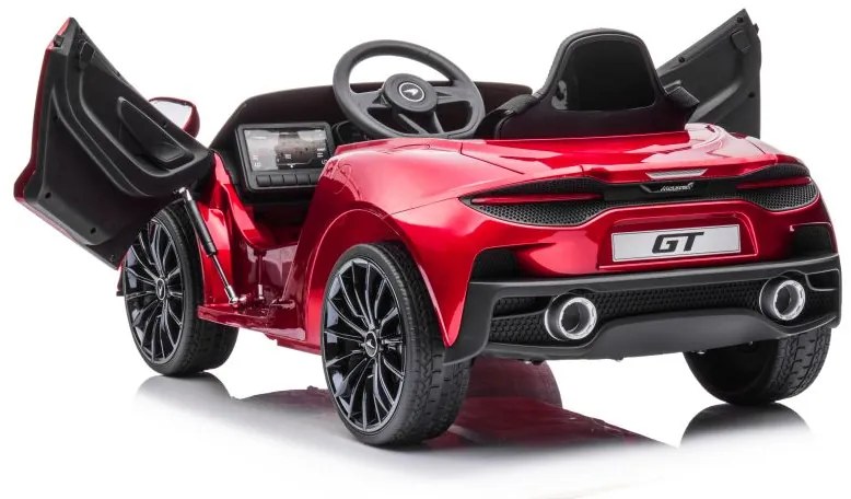 LEAN CARS Elektrické autíčko McLaren GT - lakované - červené - 2x45W - 12V10Ah- 2022