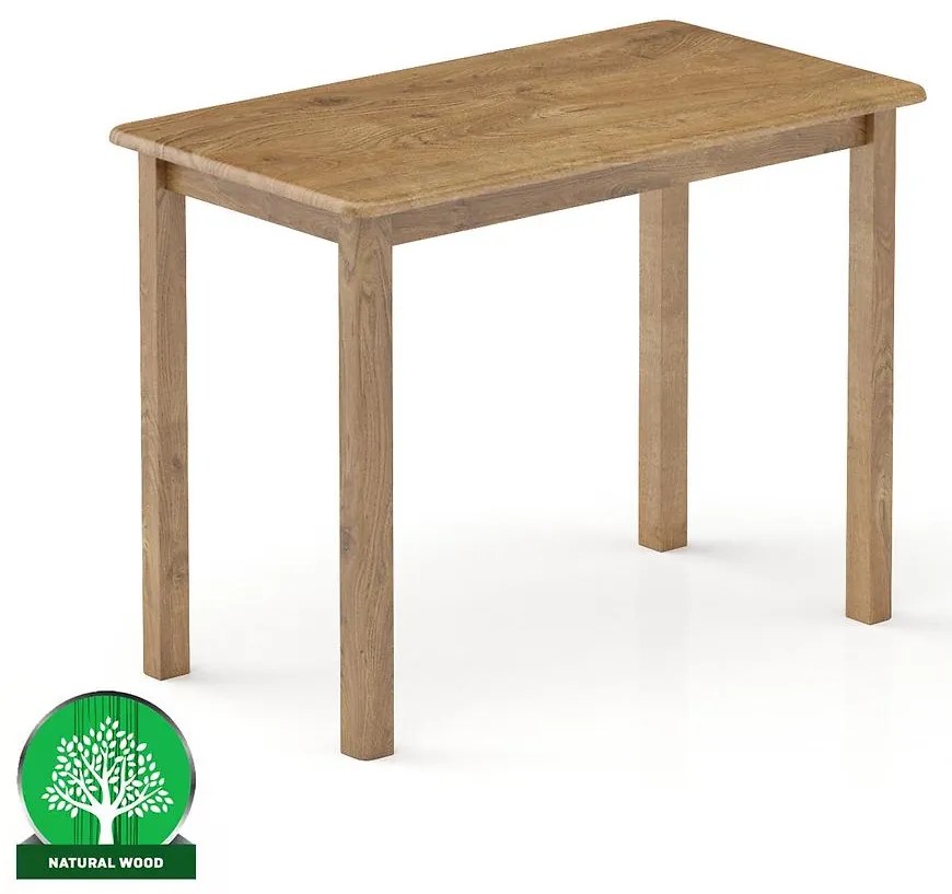 Stôl borovica ST104-100x75x55 dub