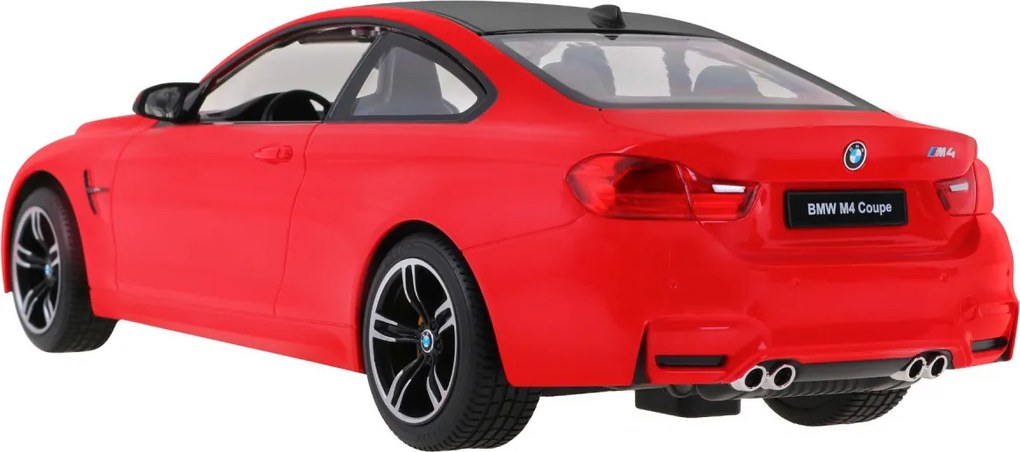 BMW M4 Coupe červené RASTAR model 1:14 Auto na diaľkové ovládanie + 2,4 GHz diaľkové ovládanie