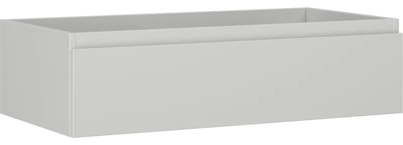 Mexen Orio, kúpeľňová skrinka 90 cm, 1 zásuvka, sivá matná, 91A10-09023-1-BF62