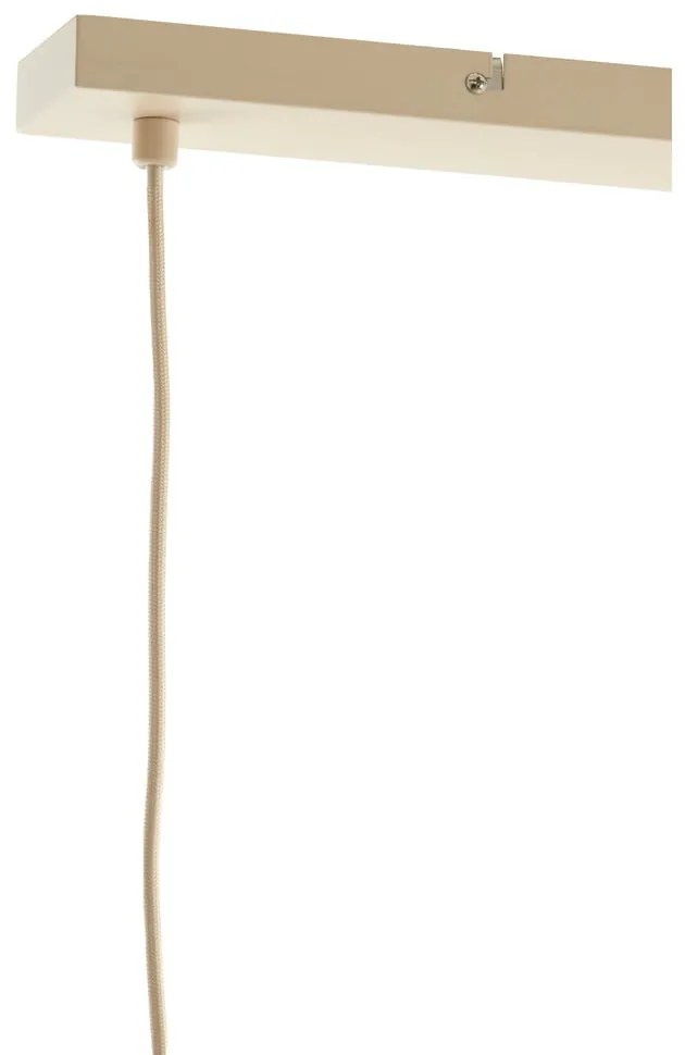 Béžové závesné svietidlo so skleneným tienidlom Itela – Light & Living