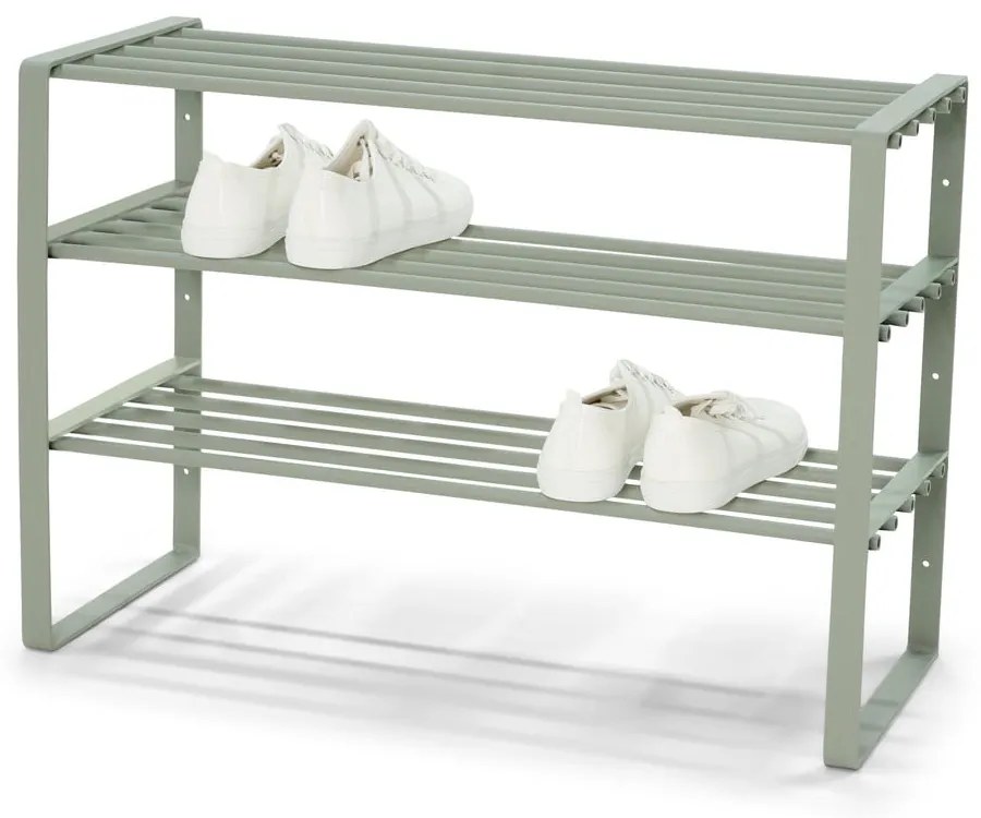 Sivozelená kovová skrinka na topánky 70x48,5x29 cm Rex – Spinder Design