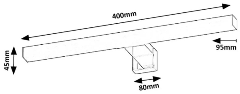 Rabalux OLIRO LED kúpeľňové svietidlo 75051