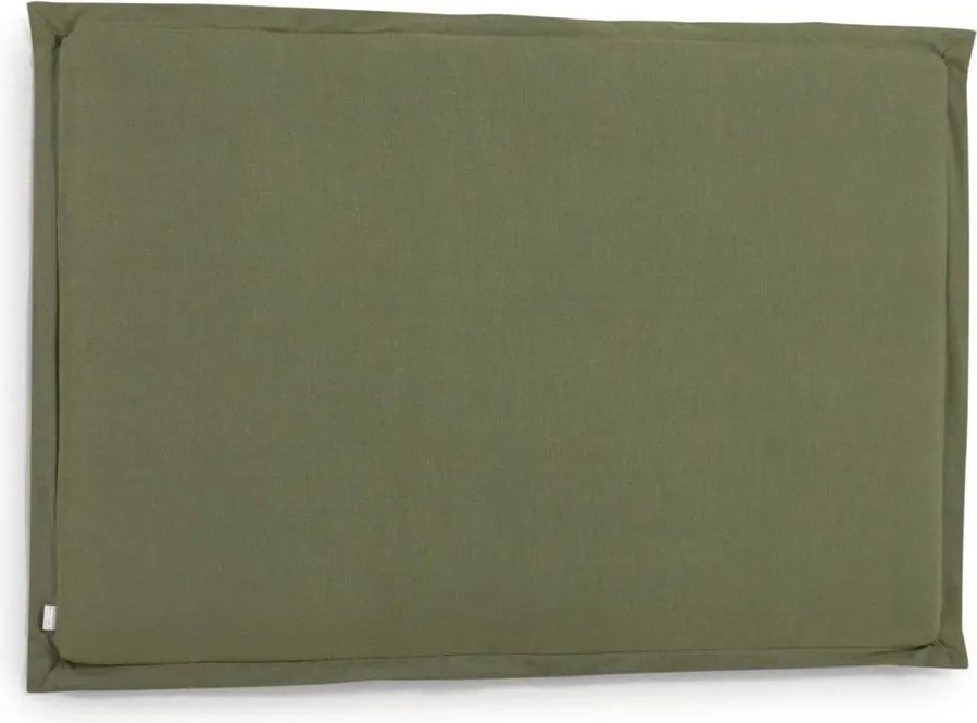 Zelené čalúnené čelo postele 166x106 cm Tanit – Kave Home