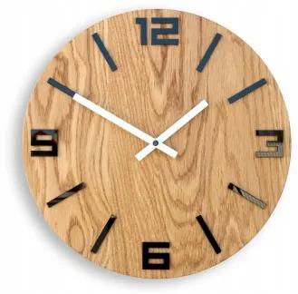 Sammer Klasické drevené hodiny ARABIC BLACK 33cm ArabicWoodBlack