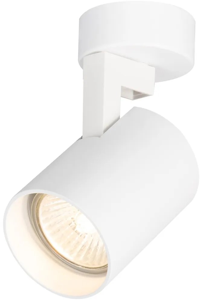 Bodové svietidlo Volf, 1x biele kovové tienidlo, w