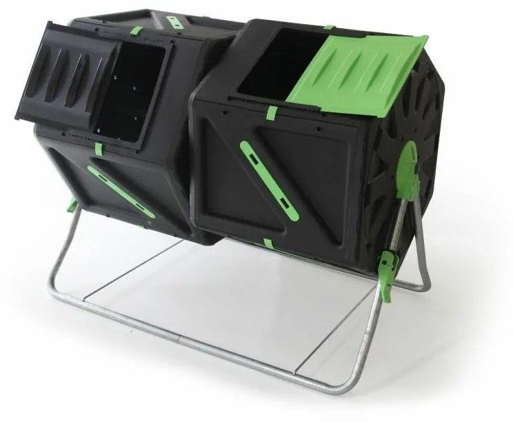 Plastia Rotačný kompostér DUO, 2 x 105 l
