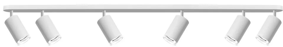 LED RGBW Stmievateľné kúpeľňové bodové svietidlo TURYN 6xGU10/6,5W/230V IP44 biela