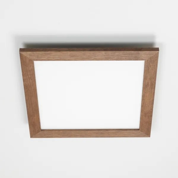 Brilagi - LED Stmievateľné svietidlo SLIMFRAME WOOD LED/36W/230V 49,5x49,5 cm + DO