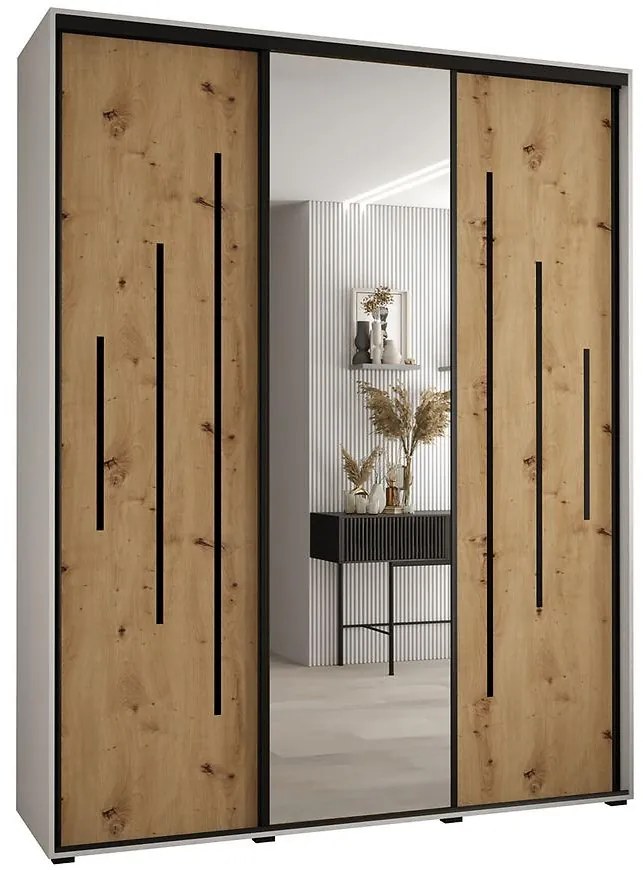 Skriňa 45 Canaris 13 200 biela/artisan/čierna