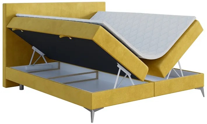 Boxspring Rio s úložným priestorom - 200 x 200 cm